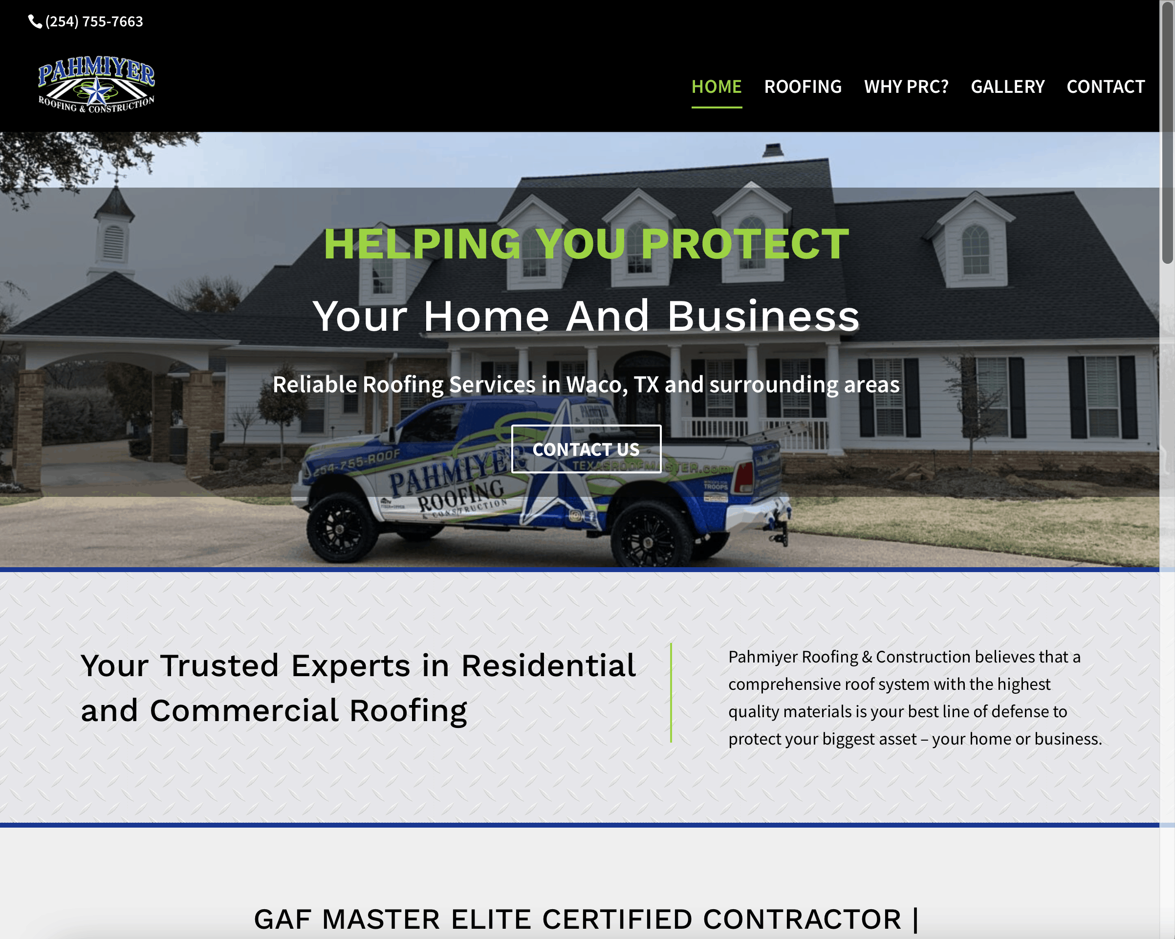 TexasRoofMaster Website